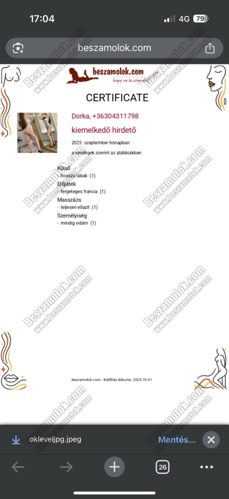 2 kép Dorka. erotikus masszázs 304311798,
