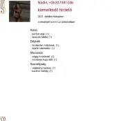 3. Nadin 307981046 beszámoló Budapest 126225 erotikus masszázs