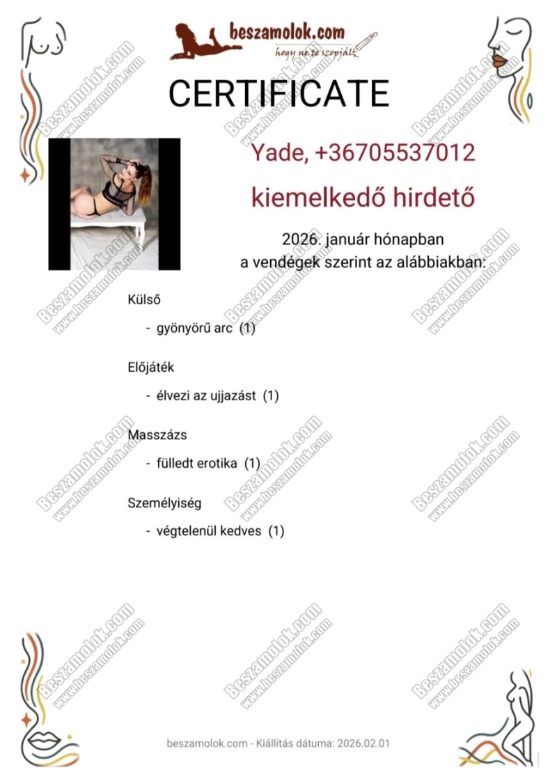 1 kép Yade. erotikus masszázs 705537012,   